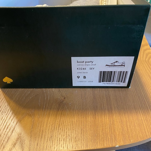 Kate Spade Boat Party Shoes. Never worn. - Picture 3 of 4